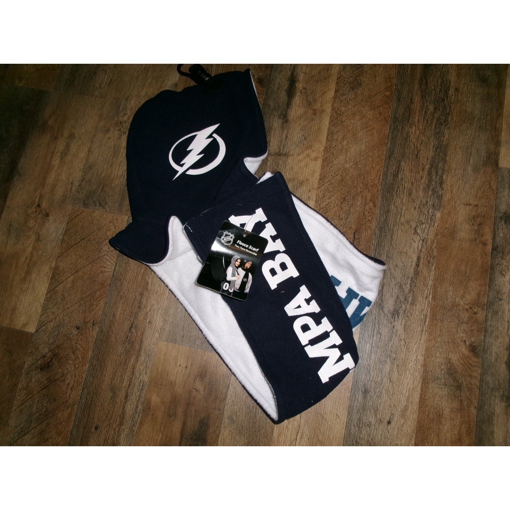 TAMPA BAY LIGHTNING HOODIE SCARF SCARVES SCARVE VINTAGE T1